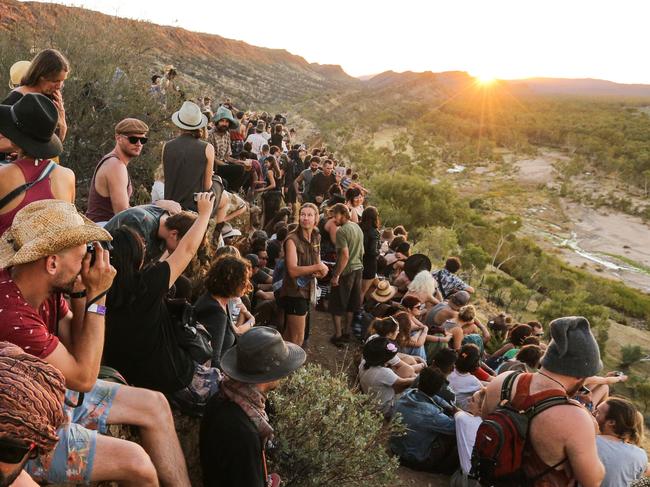 The Wide Open Space Festival is calling for applications for musicians to play the 2017 event at Ross River Resort. Picture: SUPPLIED.