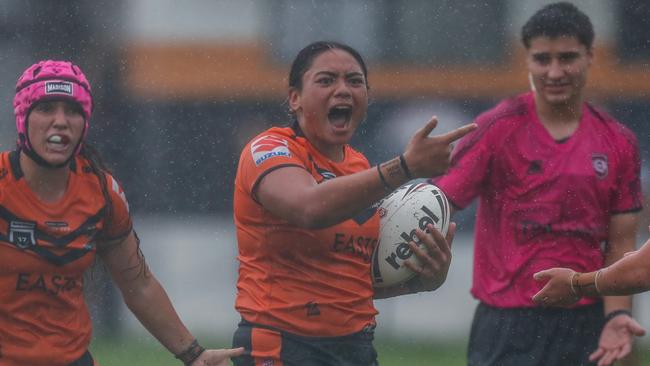 Riley-Jay Henry-Purcell. Harvey Norman under-17 round 7 action between Easts and Souths Logan. Picture Stephen Archer.