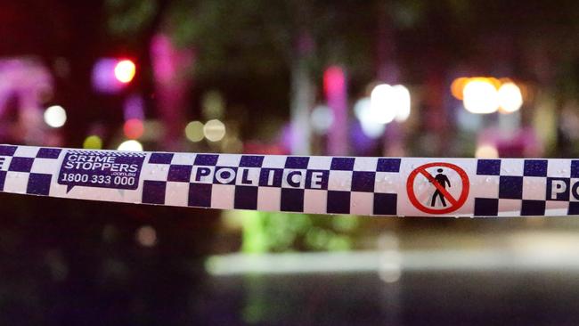 A crime scene has been established at a Sunshine Coast home after a woman and man suffered serious stab wounds. Picture: Bill Hearne