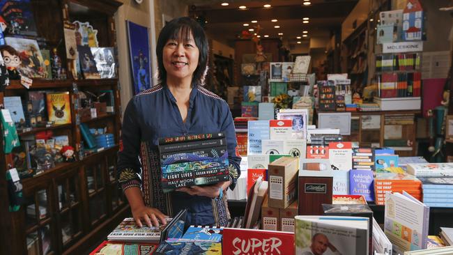 Mary Martin Bookshop owner Jaye Chin-Dusting has been awarded the best independent bookshop in Australia. Picture: Wayne Taylor.