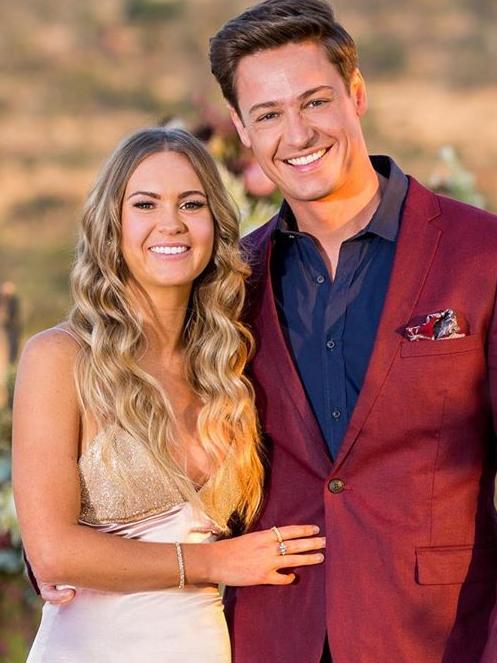 Matt Agnew, right, and Chelsie McLeod have split weeks after The Bachelor finale aired.