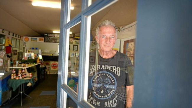 Peter Williams owner of the Rusty Ute Cafe in Walooga. Photo Renee Albrecht/Gympie Times. Picture: Renee Albrecht