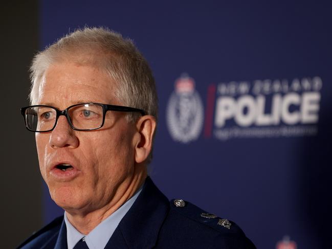 New Zealand Police National Organised Crime Group Director Detective Superintendent Greg Williams. Picture: Getty Images