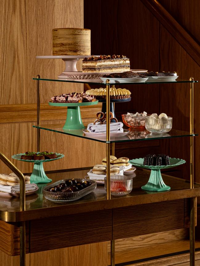 The dessert trolley. Picture: David Li