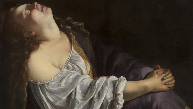 Artemisia Gentileschi Mary Magdalene in Ecstasy, about 1620-25 Oil on canvas 80 × 106 cm Private European collection © Photo: Dominique Provost Art Photography - Bruges