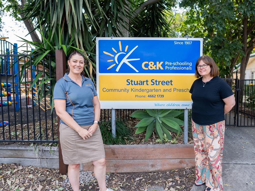 Arrow Energy Community Officer Jayne Weier with Dalby Nursery and Preschool Director Sarah O’Connor.