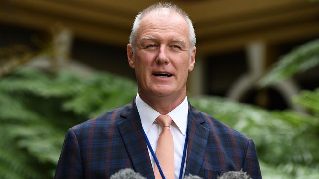 Queensland Health Director General John Wakefield . (AAP Image/Dan Peled)