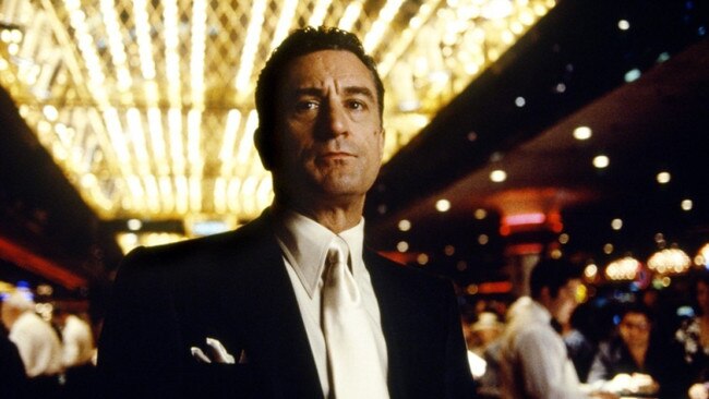 De Niro plays betting ace Sam Rothstein in Casino.