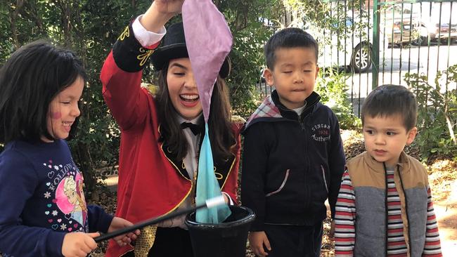 Club Ashfield put on entertainment for the children at St Anthony's Family Care as part of DoSomething Day.