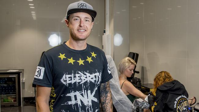 Celebrity Ink CEO Mitch Costello is optimistic the business will pull through, but studios have been closed for now. Picture: Jerad Williams