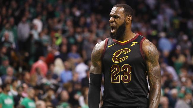 LeBron James has agreed to a four-year deal worth US$154 million. Picture: AFP