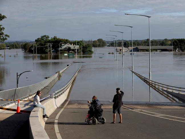 But major flooding is still impacting some areas along the Hawkesbury.