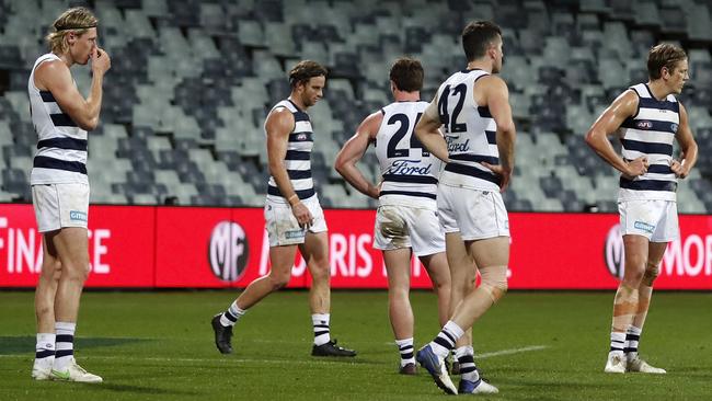 The Cats won’t want a repeat of the last time these two teams met. Picture: AFL Photos/Getty Images