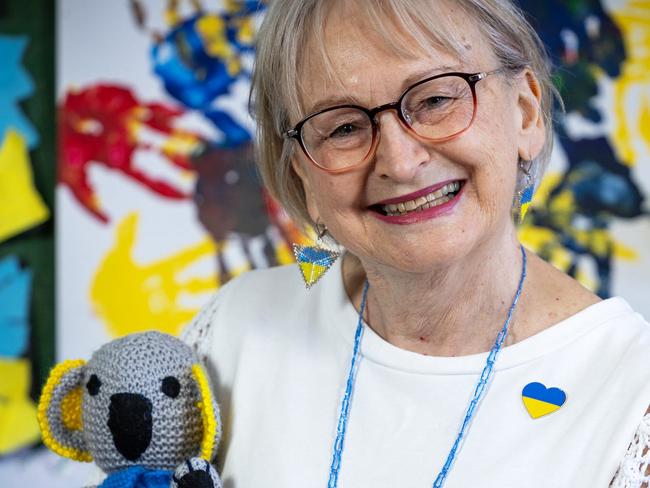 ADELAIDE, AUSTRALIA - NewsWIRE Photos SEPTEMBER 28, 2023: Diane Howarth in a preschool classroom at AdelaideÃs Ukraine Community Centre in Hindmarsh. Diane will be raising funds at a lunch in November to rebuild schools in Ukraine that have been destroyed. NCA NewsWIRE / Emma Brasier