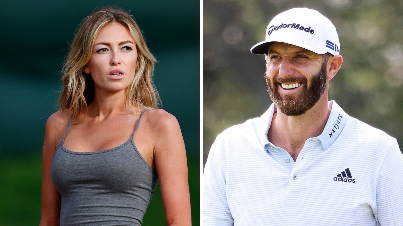 Paulina Gretzky and Dustin Johnson.