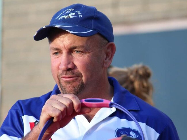 Col Speed has fond memories of carrying the bucket around McGuren Field to collect funds for the Clarence Valley Breast Cancer Support Group.