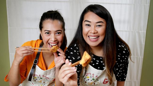 My Kitchen Rules winners Tasia and Gracia are coming to the Cabramatta Moon Festival. Picture: Nicole Cleary