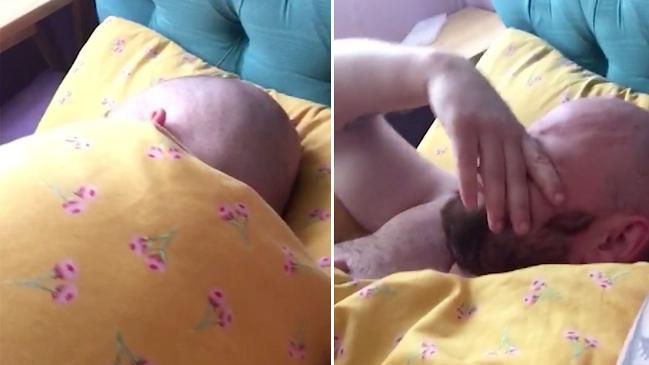 Mum pranks husband after he failed to feed baby