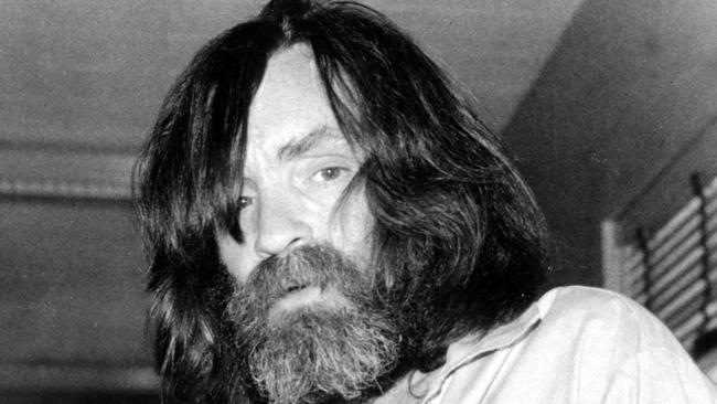 FILE - In this June 10, 1981 file photo, convicted murderer Charles Manson is photographed during an interview with television talk show host Tom Snyder in a medical facility in Vacaville, Calif. Authorities say Manson, cult leader and mastermind behind 1969 deaths of actress Sharon Tate and several others, died on Sunday, Nov. 19, 2017. He was 83. (AP Photo, File)