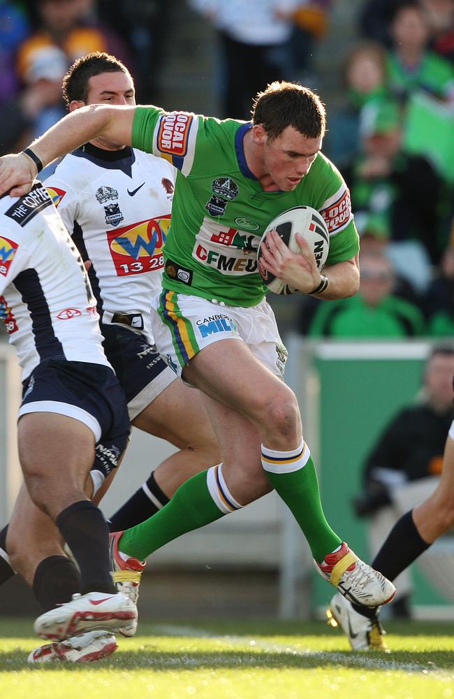 Picker with the electrical tape on his boots.