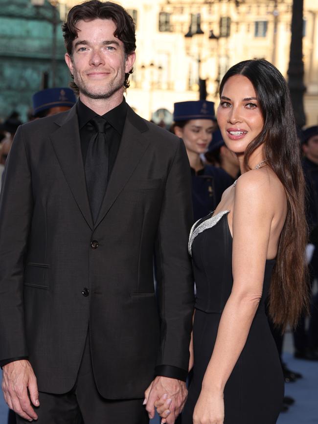 Mulaney with wife Olivia Munn. Picture: Pascal Le Segretain/Getty Images for Vogue