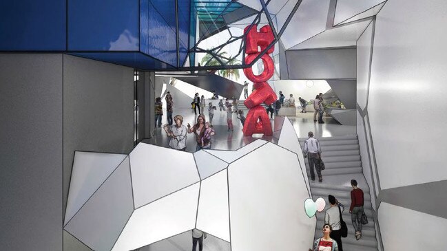 What the gallery’s interior will look like. Supplied by Gold Coast City Council