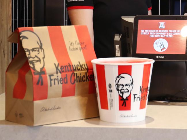 KFC was the first fast-food outlet to announce a change to its menu in response to the vegetable crisis. Picture: Supplied