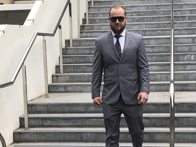 Brian Anthony John Foot leaves court after his sentencing on November 22.