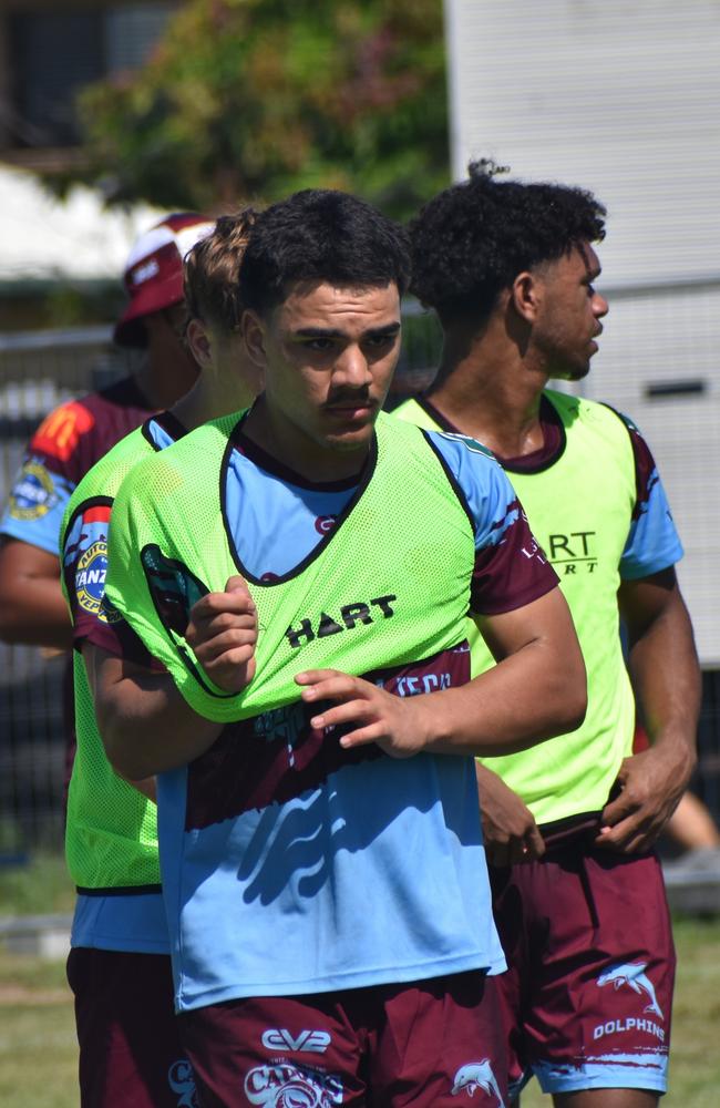 CQ Capras under-17 boys squad pre-season training session at The Cathedral College, Rockhampton, on January 11, 2025.