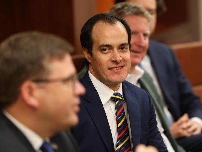 ADELAIDE,  AUSTRALIA - NewsWire Photos - AUGUST 12, 2024: Liberal leader vote at Parliament House after David Speirs resigned., Picture: NewsWire / Ben Clark