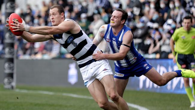 Nathan Kreuger is on Collingwood’s trade radar. Picture: Getty Images