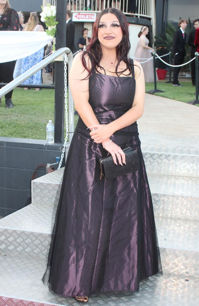 Chiquita Boome at the 2023 Bundaberg North State High School Prom.