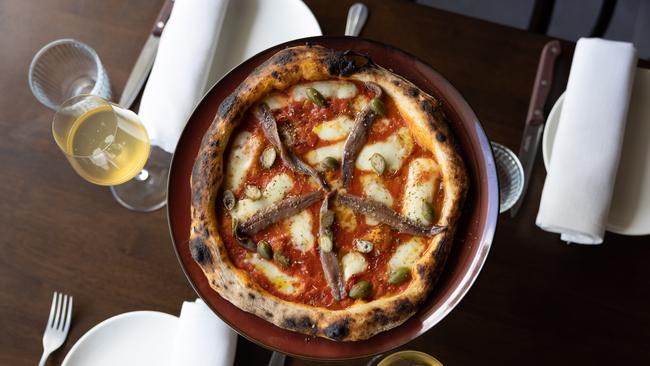 Etna’s Napoli pizza. Photograph: David Kelly