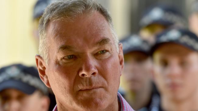 Police Minister Mark Ryan at the Townsville Police Academy. Member for Townsville Scott Stewart. Picture: Evan Morgan