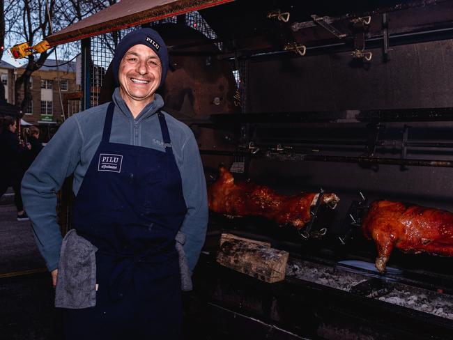 Sydney-based Pilu at Freshwater chef Giovanni Pilu was thrilled with his first Winter Feast. Picture: Linda Higginson