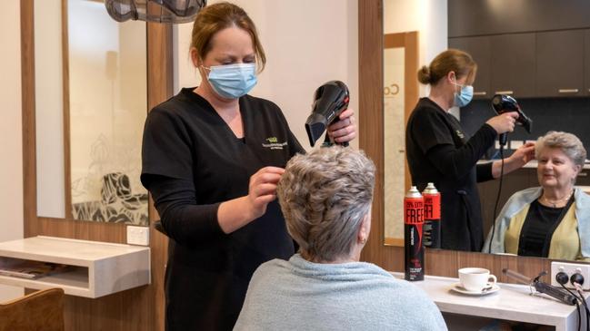 The hair salon at Carmelite. Picture: southerncrosscare.com.au