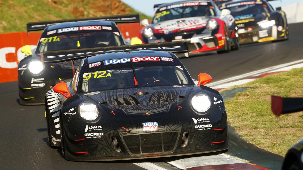 Porsche's Matt Campbell in action at the 2019 Bathurst 12 Hour.