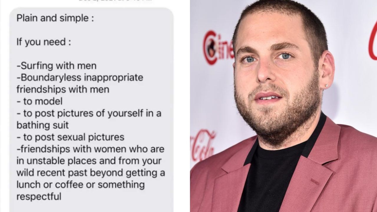 Jonah Hill Alleged text messages are proof men are getting worse