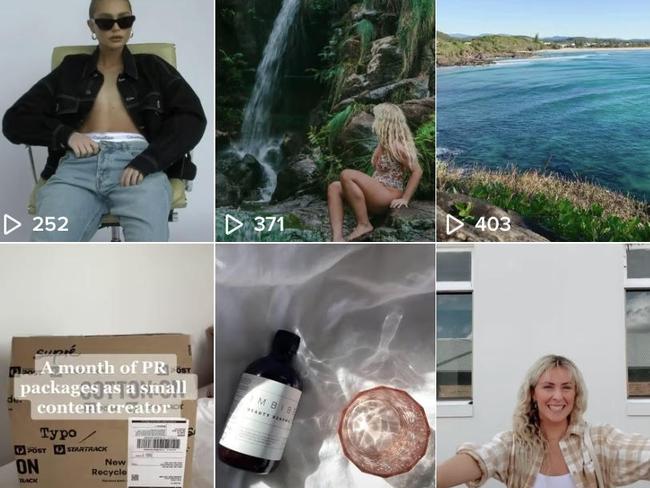 Evie Hudson shares everyday lifestyle content to her 14.4k followers