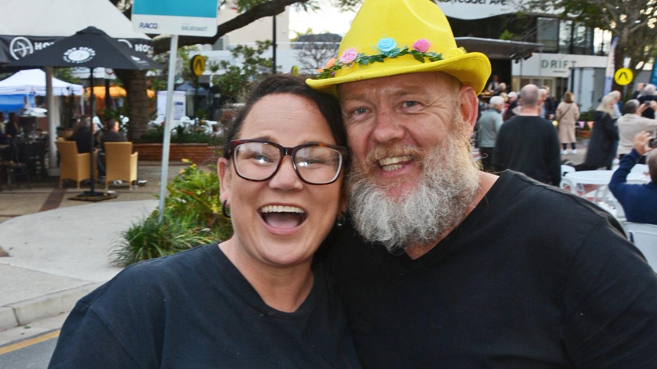 Julia Rose and Rod Wyatt at Main Beach Street Festival, Main Beach. Pic: Regina King