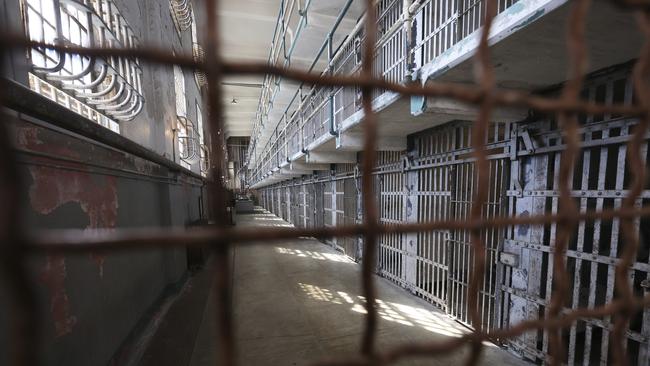The prison cells on Alcatraz Island are shown Monday, May 5, 2025, in San Francisco. (AP Photo/Jed Jacobsohn)