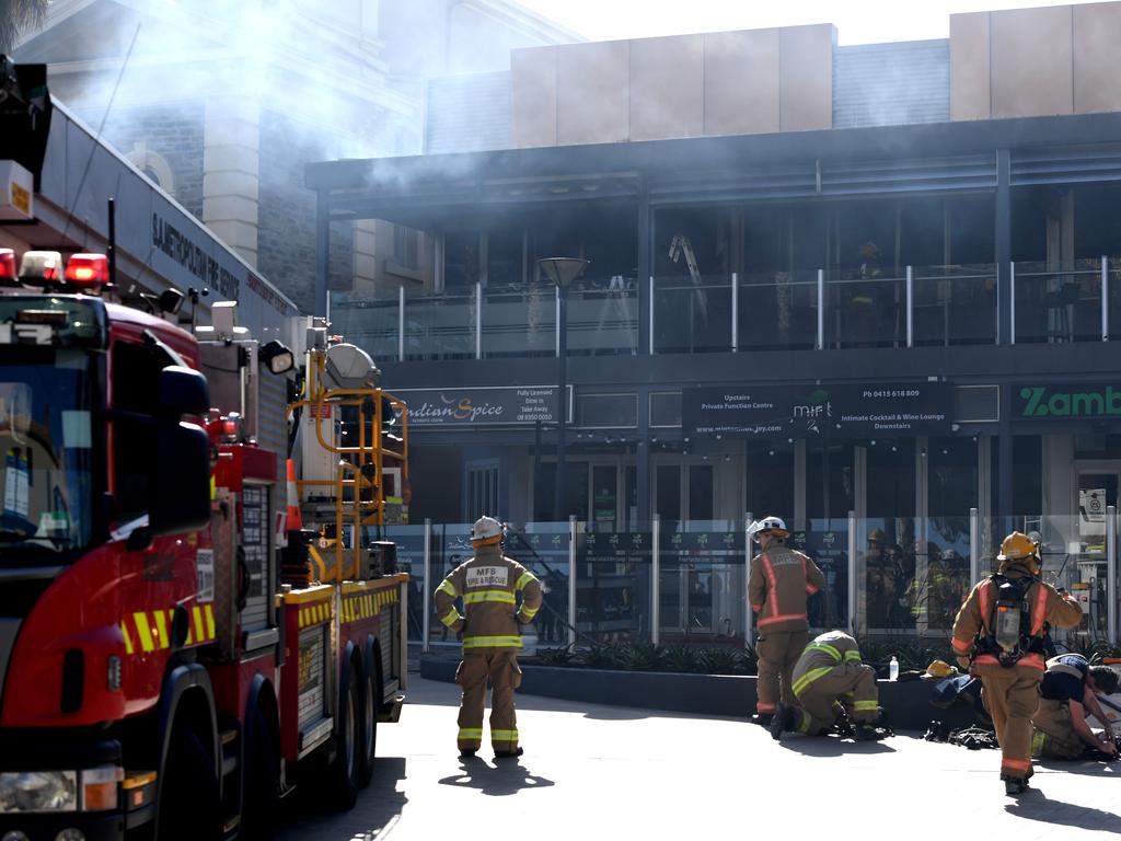 Smoke covers Moseley Square | The Advertiser