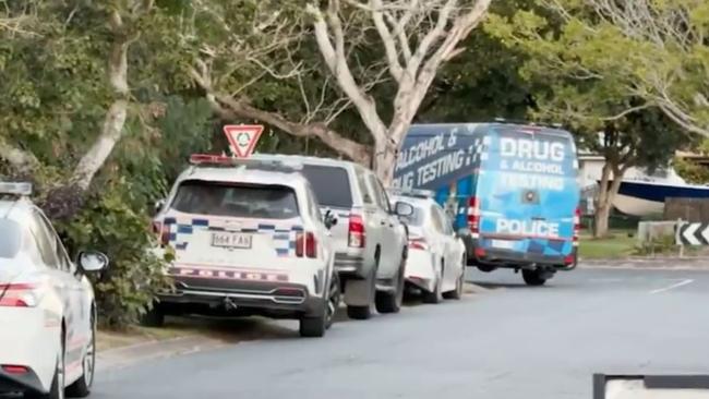 Emergency crews were called to reports of multiple shootings at South Mackay. Picture: 9 News