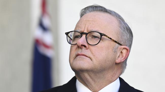 Prime Minister Anthony Albanese’s threat of a double-dissolution comes as a raft of legislation is held up in the Senate. Picture: NewsWire / Martin Ollman