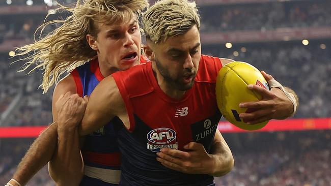 Demons superboot Christian Salem inked a juicy five-year contract extension this year. Picture: Getty Images