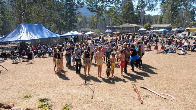 WHILE BILLY BOILS: Dance and music are key parts of the Camp Oven Festival. Picture: Nymboida Camp Oven Festival