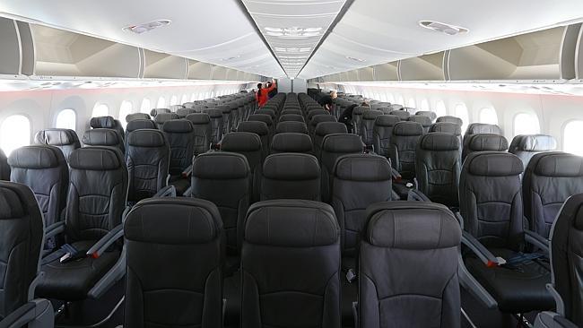 Economy class on Jetstar's 787 Dreamliner. Pic: Brendan Radke