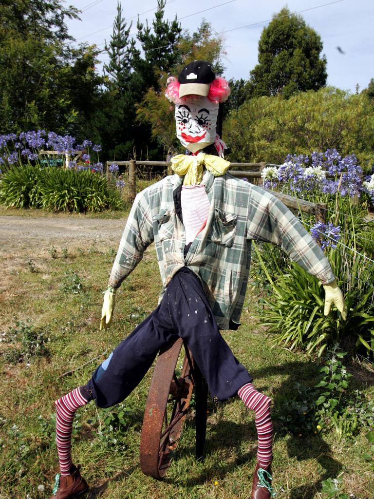 Annual Channel Scarecrow Competition at the Midleton Expo preview, some scarecrows on the side of the road near Middleton