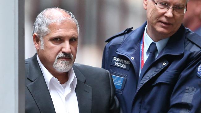 Fernando Paulino taken into the Melbourne Supreme Court on June 13, 2017. Picture: David Crosling