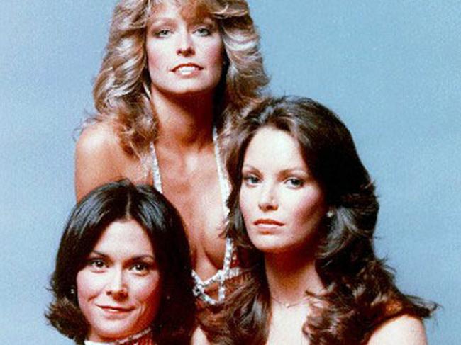 The OG Charlie’s Angels: From left to right Kate Jackson, Farrah Fawcett and Jaclyn Smith.